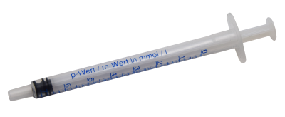 Pipette 0-20° dH, 0 – 7 mmol/l